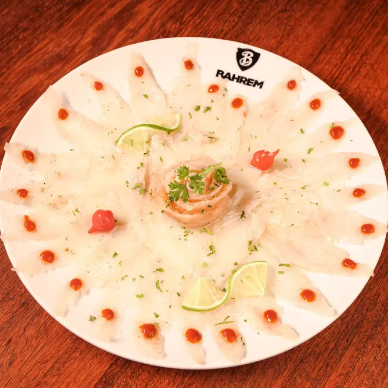CARPACCIO DE TILÁPIA