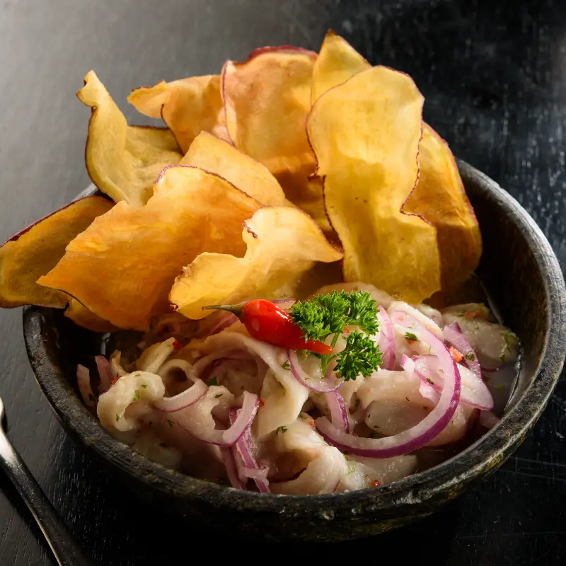 CEVICHE DE PEIXE BRANCO