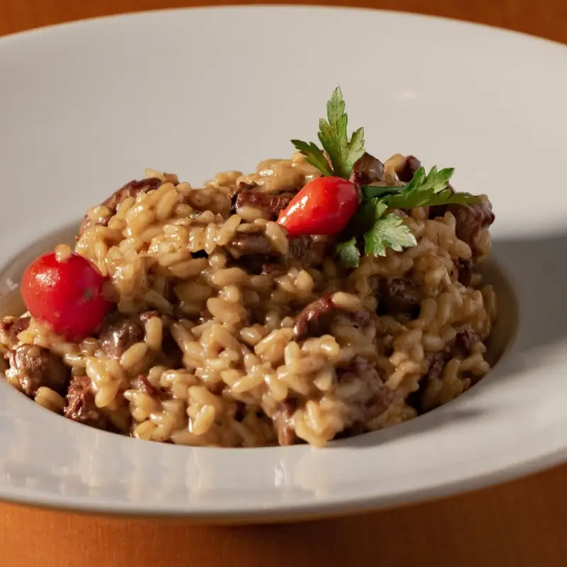 RISOTO DE FILÉ