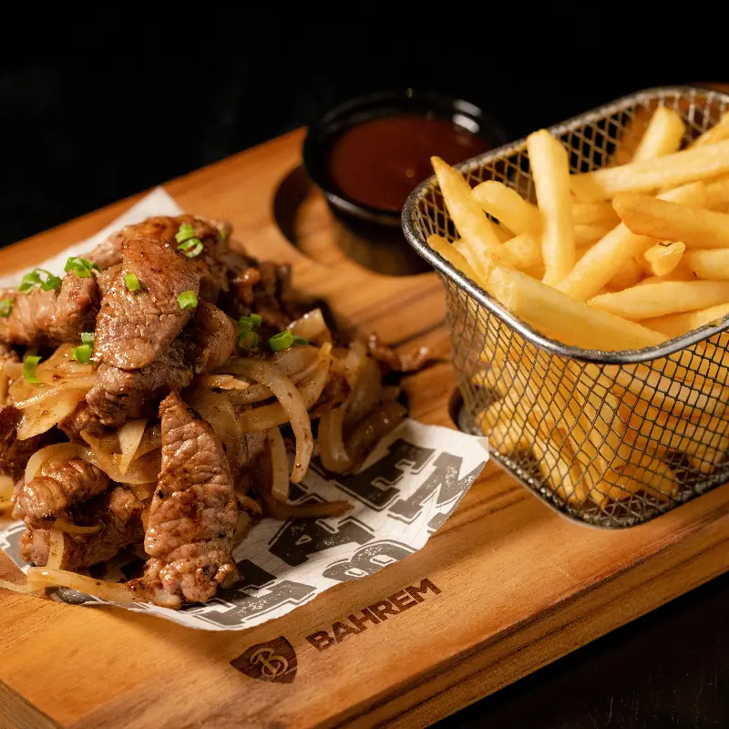 PICANHA ACEBOLADA COM FRITAS